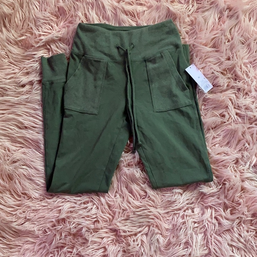 green joggers